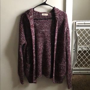 Hollister hooded cardigan
